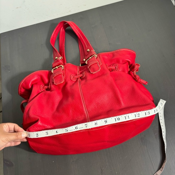 Y2k Dooney & Bourke Red Vintage Buckle Bag - Picture 10 of 10